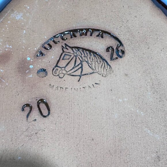 Vintage Set Of 4 VULCANIA pottery platter 10 " Clay Bake Dish #20 Made‎ In Italy - Picture 3 of 8